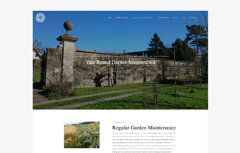 Website design for Edward Garden Design by AFWD