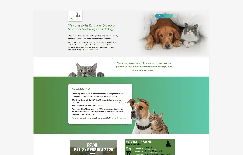 Website design for ESVNU by AFWD